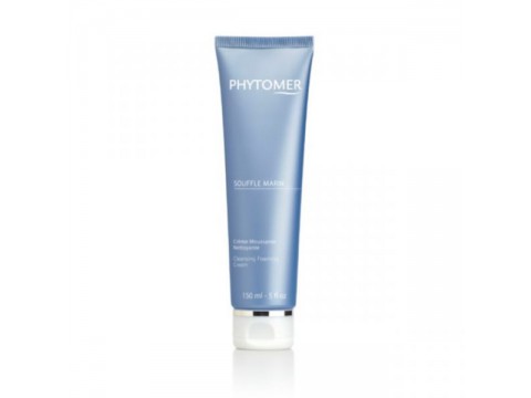 PHYTOMER SOUFFLE MARIN CLEANSING FOAMING CREAM Putojantis, kreminis veido prausiklis, 150 ml PHYTOMER SOUFFLE MARIN CLEANSING FOAMING CREAM Putojantis, kreminis veido prausiklis, 150 ml